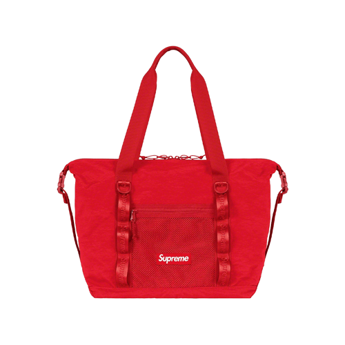 SUPREME ZIP TOTE BAG RED