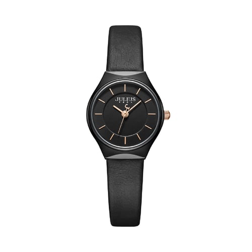 นาฬิกา Julius JA-1343 D สายหนัง สีดำ