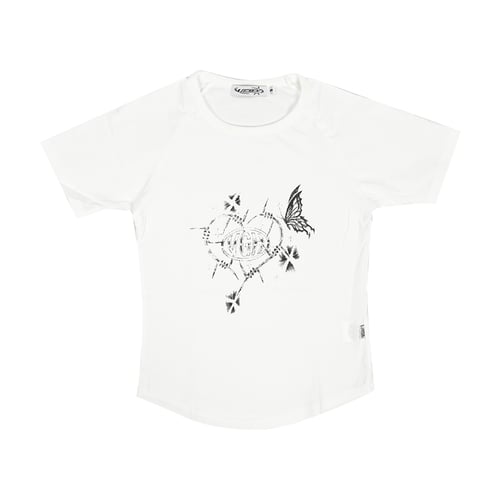 V.G.H X STAB WIRE BABY T-SHIRT WHITE