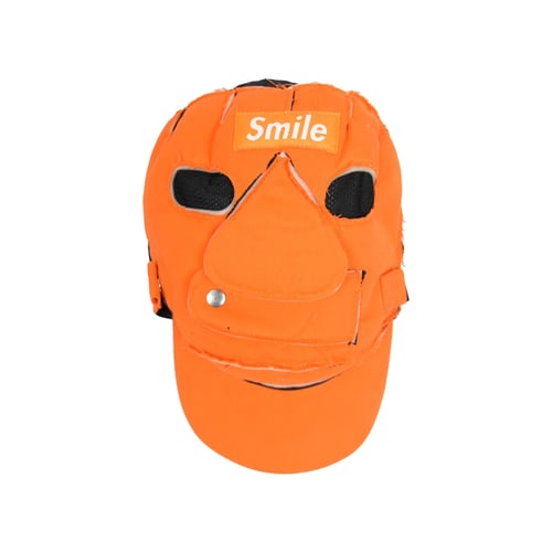 SMILE CLUB CUSTOM  FUNNY CAP "THE MASK" ORANGE