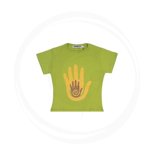 V.G.H HAPPI HAND BABY T-SHIRT GREEN