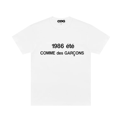 COMME DES GARCONS 1986 T-SHIRT WHITE