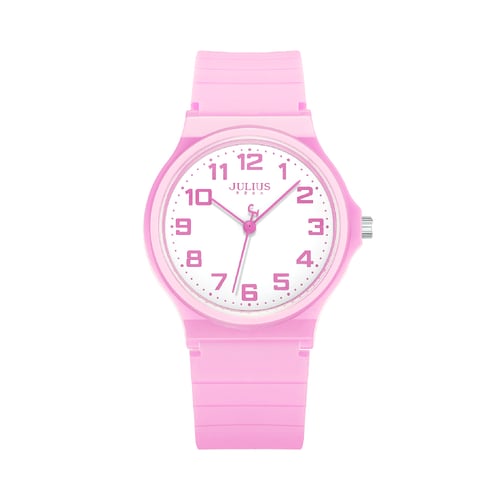 นาฬิกา Julius JA-1055 B สายซิลิโคน สีชมพู