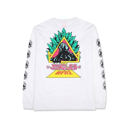 FR2 X JUNGLES NATAS SPHINX L/S TEE WHITE