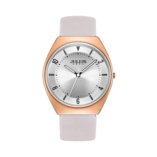 นาฬิกา Julius JA-1407 D สายซิลิโคน สีขาว