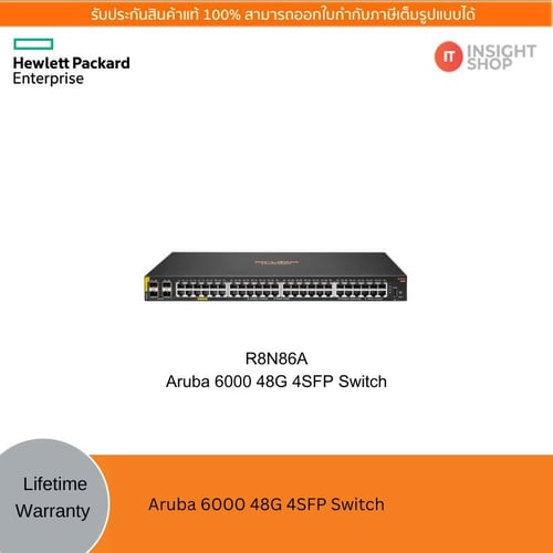[R8N86A] Aruba 6000 48G,4SFP (1G) Switch