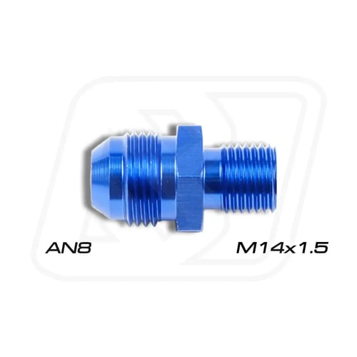 Billion ข้อลดเกลียว M14x1.5/โอริง ออก AN6/AN8/AN10 (BLUE/BLACK)