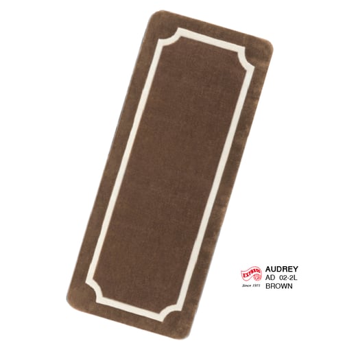 พรมรุ่น AUDREY MAT (LM) AD02-2 LM 50x120 ซม. BROWN (พรีออเดอร์)