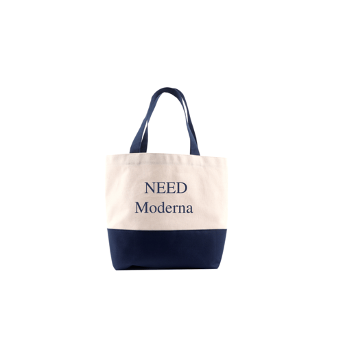 Shopping Bag ใบเล็ก ฐานกรม สกรีน NEED Moderna