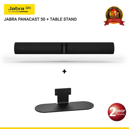 [ใช้โค้ด SMTJBAP501000 ลดเพิ่ม 1,000.-]Jabra PanaCast 50 วิดีโอคอนเฟอเรนซ์บาร์ 4K มุมมอง 180° พร้อม AI สำหรับห้องประชุมขนาดเล็กถึงกลาง