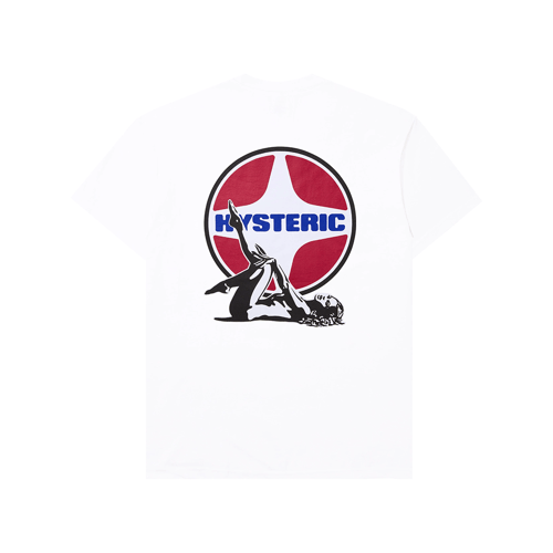 SUPREME X HYSTERIC GLAMOUR PIN UP T-SHIRT WHITE