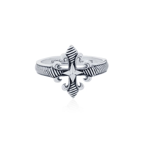 Swirling Cross Ring