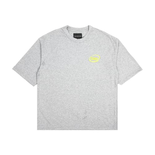 THE BIAS CLUB OVAL LOGO T-SHIRTS GREY