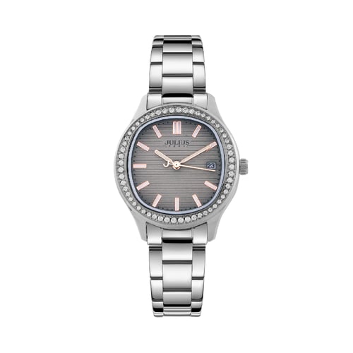 นาฬิกา Julius JA-1460 B สายสแตนเลส สีเงิน