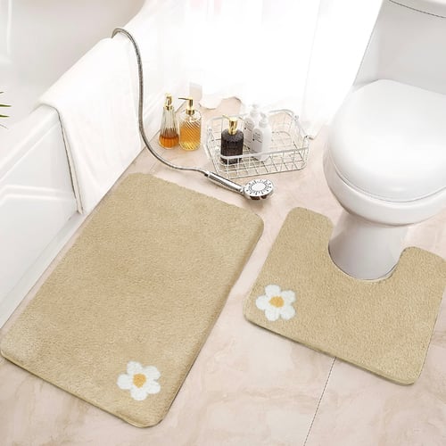 พรมเช็ดเท้าชุดห้องน้ำ (BATH MAT) รุ่น STELLAR AG 6-4 BROWN สีน้ำตาล