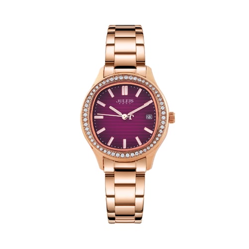 นาฬิกา Julius JA-1460 E สายสแตนเลส สีโรสโกลด์