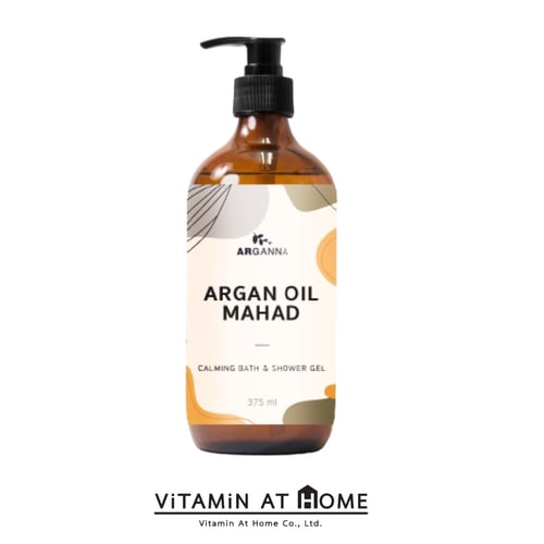 Arganna Argan Oil Mahad Calming Bath & Shower Gel เจลอาบน้ำ อาร์แกนออยล์ มะหาด 375 mL