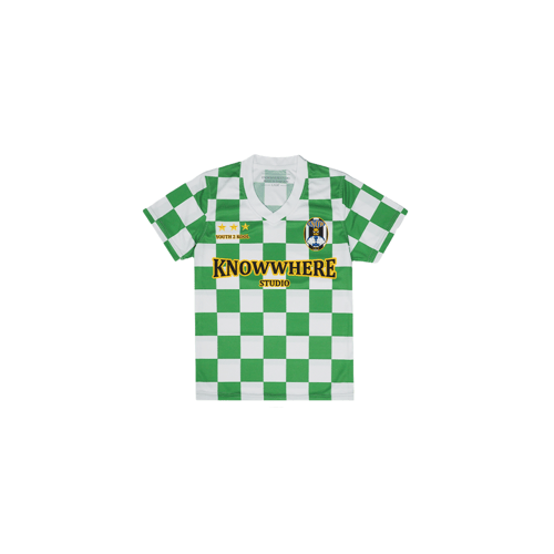 KNOWWHERE STUDIO CHECKERBOARD JERSEY (W) GREEN