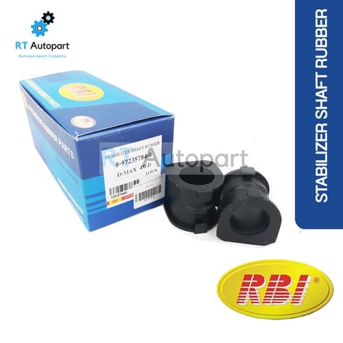 RBI ยางกันโคลงหน้า Isuzu Dmax 4wd Hilander ปี02-11 Mu7 / ยางกันโคลง ยางรัดเหล็กกันโคลง / 8-97235784-0 (1คู่)