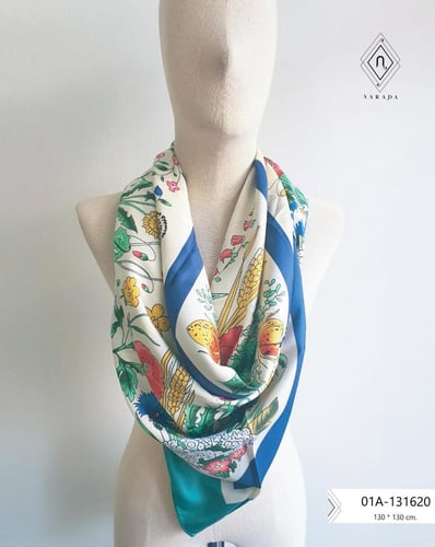 ผ้าพันคอ ผ้าคลุมไหล่ผืนใหญ่ 01A-131620