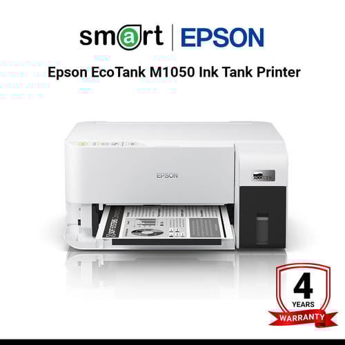 เครื่องพิมพ์อิงค์เจ็ท Epson EcoTank M1050 Ink Tank Printer