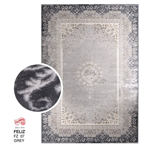 พรมรุ่น FELIZ (L1) FZ07 L1 200x290 ซม. GREY
