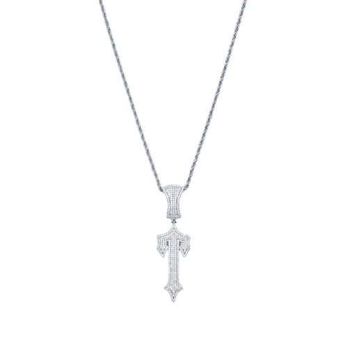 MR_GOLDss T NECKLACE SILVER