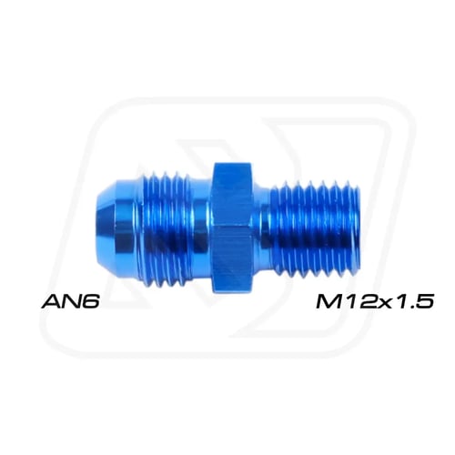 Billion ข้อลดเกลียว M14x1.5/โอริง ออก AN6/AN8/AN10 (BLUE/BLACK)