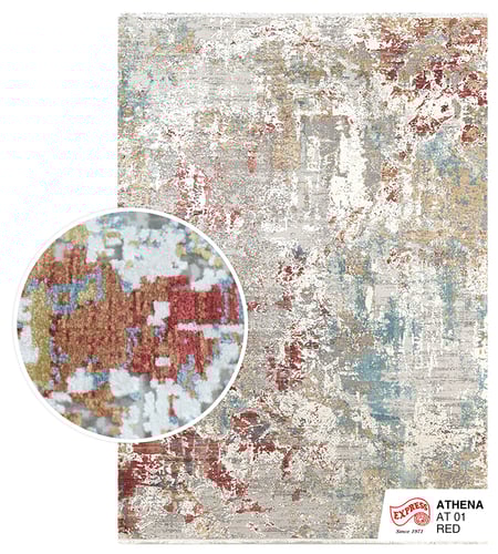 ATHENA (XL) RUG AT01 XL 240x340 CM. RED