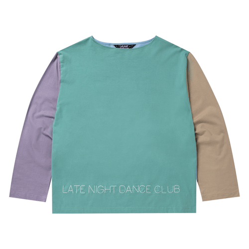 LATE NIGHT DANCE CLUB COLORED SAILOR LONG SLEEVE T-SHIRT MULTI