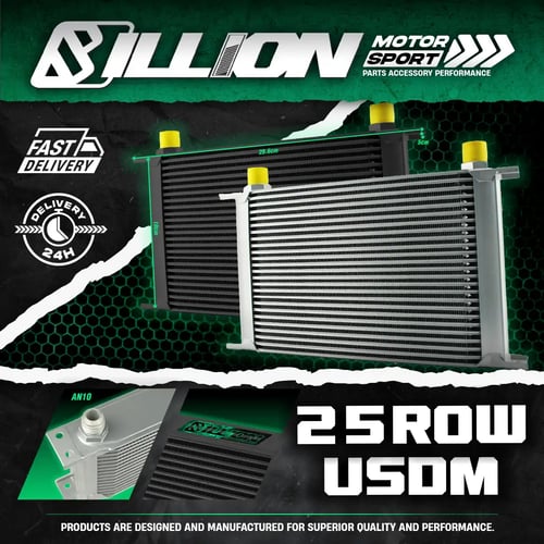 แผงออยคูลเลอร์ Billion USDM AN10 25Row Silver