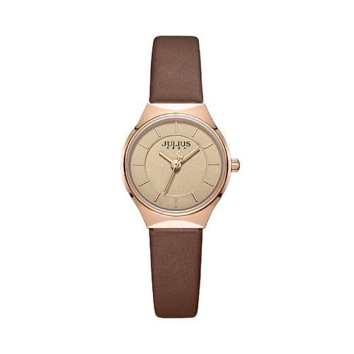 นาฬิกา Julius JA-1343 C สายหนัง สีน้ำตาล