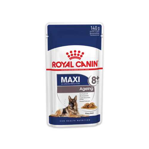 Royal Canin Pouch SHW Maxi Ageing โรยัล คานิน อาหารชนิดเปียกสำหรับสุนัขสูงวัยพันธุ์ใหญ่ อายุ 8 ปีขึ้นไป