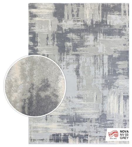 พรมรุ่นโนว่า NOVA (L1) (NV 03 L1) ขนาด 200x290 ซม. สี GREY