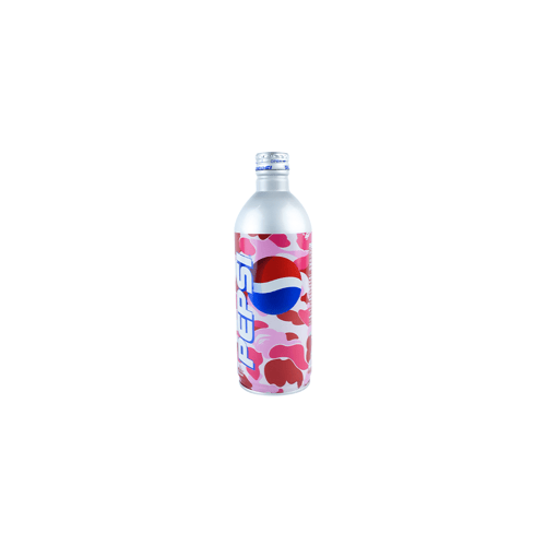 A BATHING APE X PEPSI EMPTY BOTTLE PINK CAMO