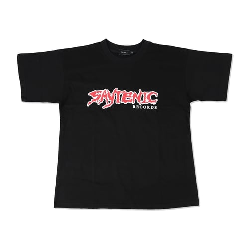 STUDIOSAY10 SAYTENIC RECORDS T-SHIRT BLACK