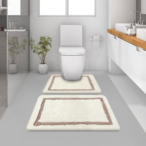 พรมเช็ดเท้าชุดห้องน้ำ (BATH MAT) รุ่น STELLAR EG 2-5 CREAM สีครีม