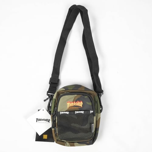 THRASHER MESH SHOULDER BAG CAMO