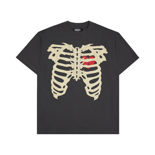 FEARLESS BONE DEMON T-SHIRT GREY