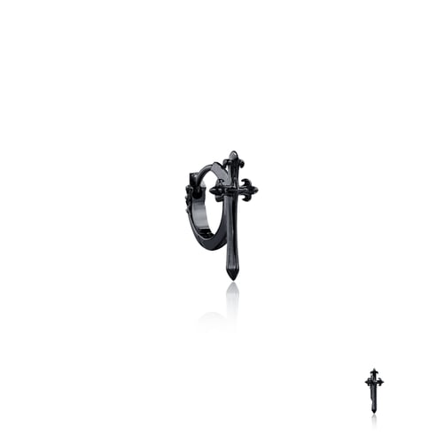 Prophet's Calibur Huggie Earring-Black