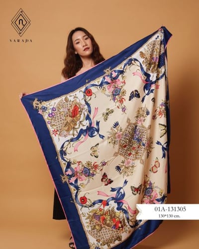ผ้าพันคอพิมพ์ลาย01A-131305 