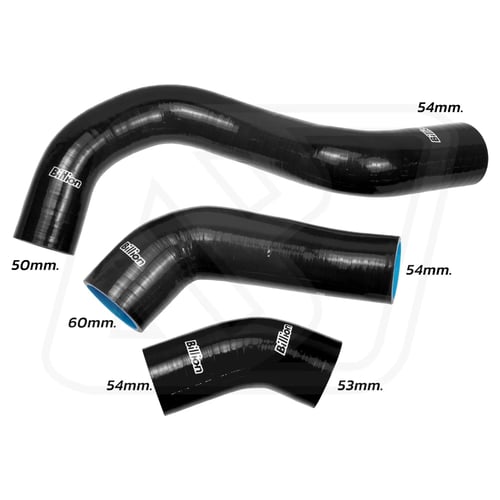 Billion ท่ออินเตอร์ซิลิโคน Hyundai STAREX 2.5 H1 เครื่อง A2 ปี 2012 [3ชิ้น] [BLUE/BLACK]