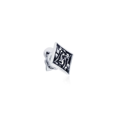 Ake Ake Diamond 11 Earring stud- ต่างหูก้านเงินแท้ 925 ทรงข้าวหลามตัด  *จำหน่ายเป็นชิ้น-ข้าง
