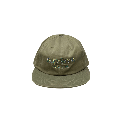 SUPREME MULTICOLER TWILL CAP GREEN