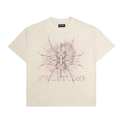 NWL.BKK 01 BOXY T-SHIRT CREAM