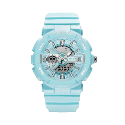 นาฬิกา Julius JA-1276 F สายซิลิโคน สีฟ้าพาสเทล