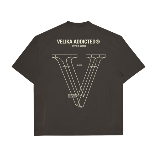 VELIKA SIGNATURE V 2024 T-SHIRT DARK GREY