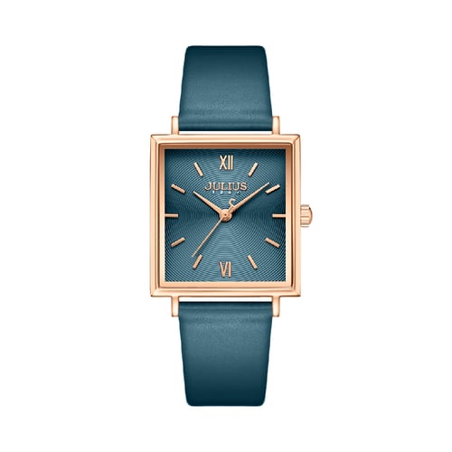 นาฬิกา Julius JA-1335 C สายหนัง สีฟ้า