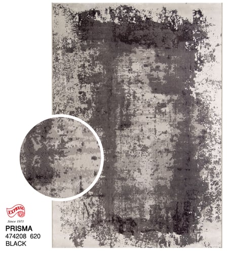 พรมรุ่น PRISMA (L) 474208 620 L 160x230 ซม. BLACK