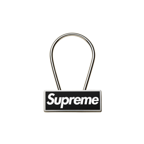 SUPREME FUCK EM ALL KEYCHAIN BLACK